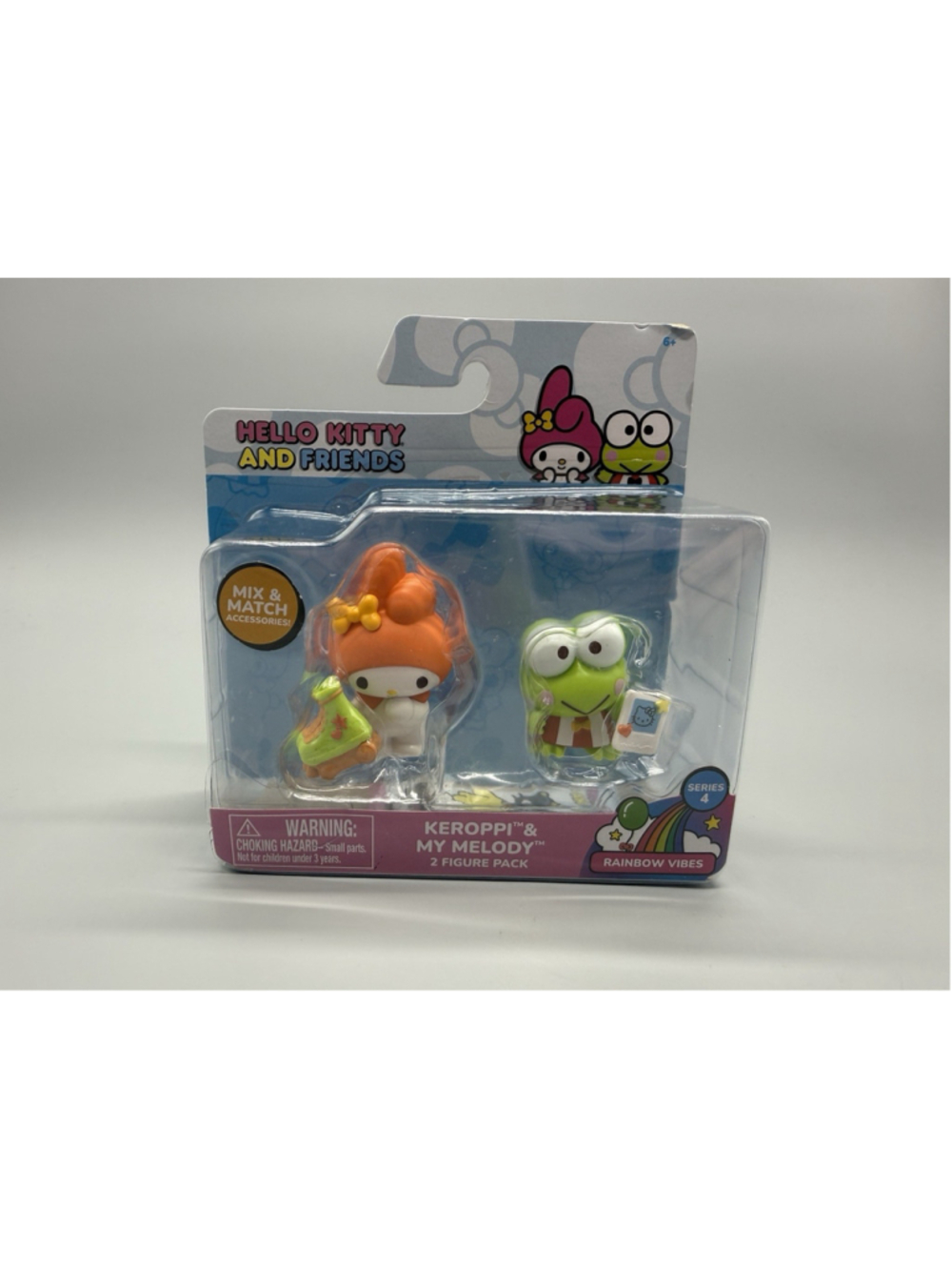 Hello Kitty and Friends Series 4 Rainbow Vibes Keroppi & My Melody NEW